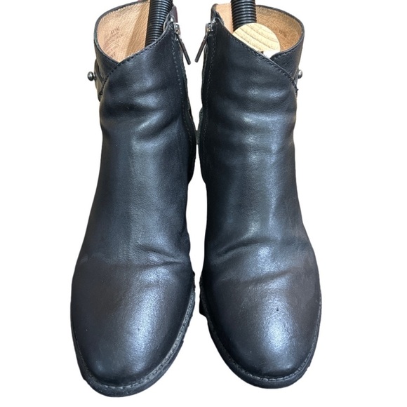 Madewell Black Leather ‘Kelci’ Heeled Boot Size 9 - Picture 7 of 11